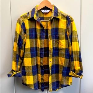 Made In USA Vintage Dakota By Five Brothers Small Flannel